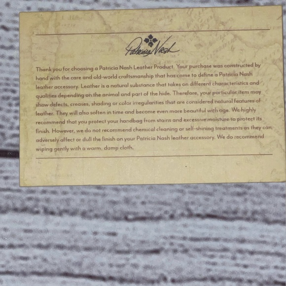 Patricia Nash Leather Crossbody bag Burnished Santillana Sunflower yellow - Picture 13 of 14